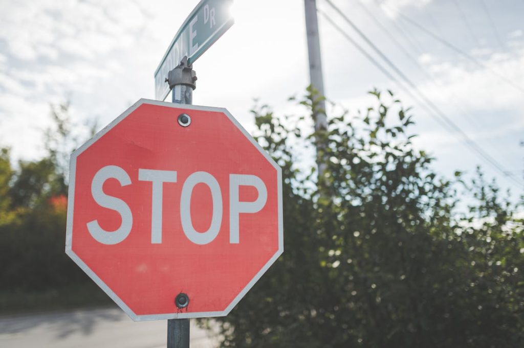 Stop symbol.